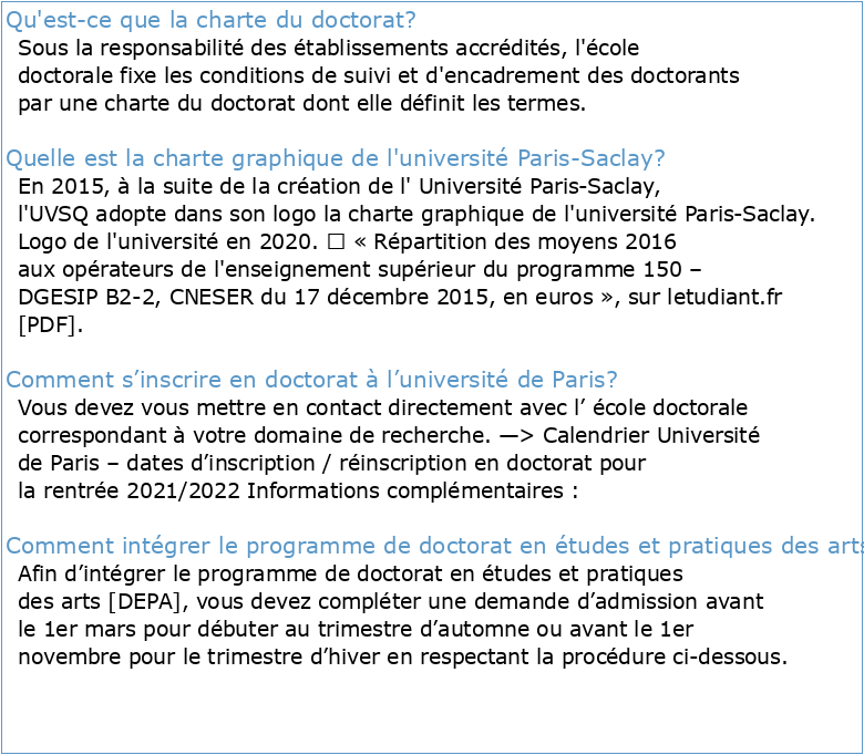 charte du doctorat université paris xiii