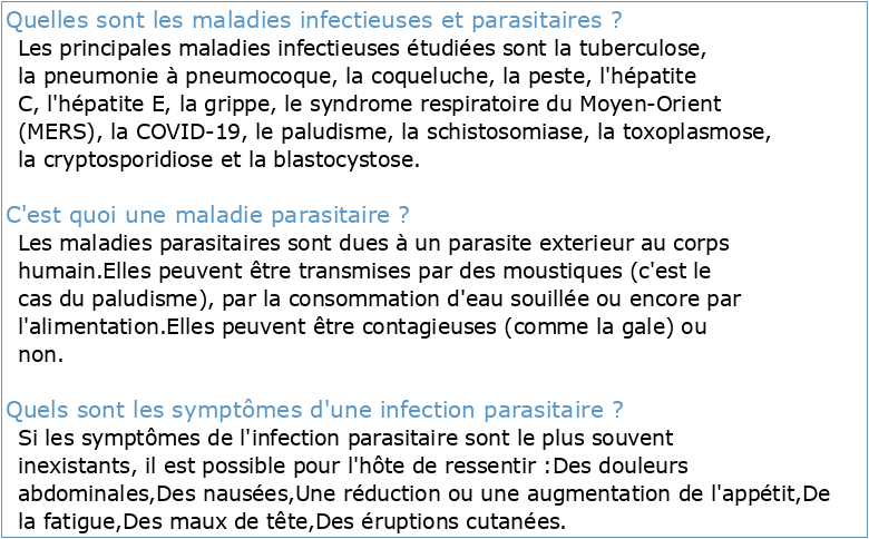 Certaines maladies infectieuses et parasitaires (A00–B99)
