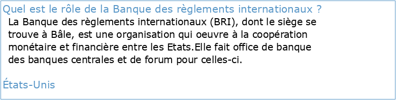 Banque des R‘glements Internationaux 69e Rapport annuel