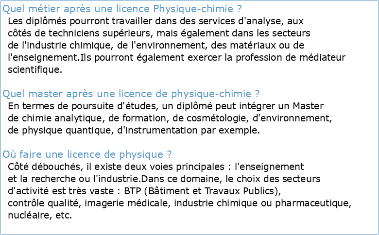 SYLLABUS Licence PHYSIQUE-CHIMIE – PC