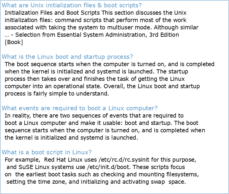 Initiation Unix/Linux