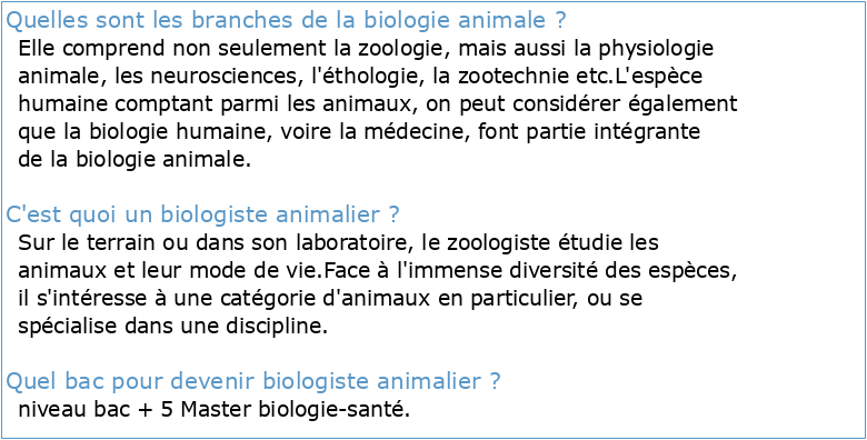 Biologie animale 2