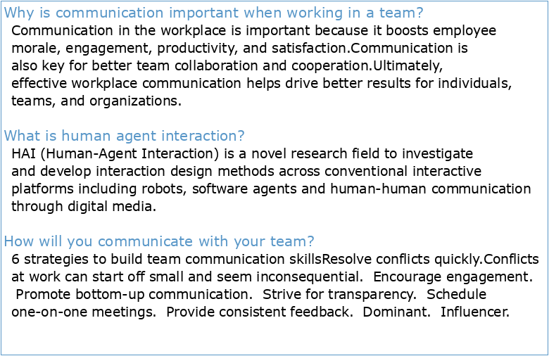 Communication in Human-Agent Teams for Tasks with Joint Action