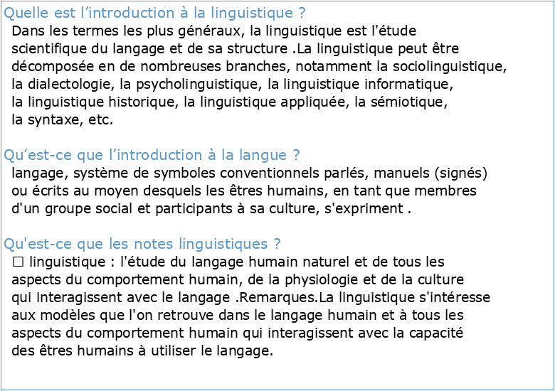Introduction au TALN et `a l'ingénierie linguistique université de Lille3