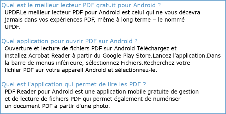PDF Reader – Applications sur Google Play