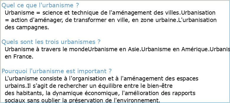 Introduction à l'urbanismepdf