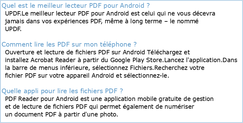 PDF Reader pour Android – Applications sur Google Play