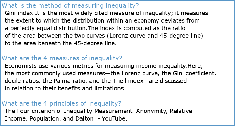 A Method of Measuring Inequality Within a Selection Process