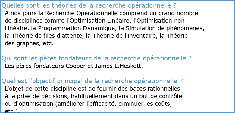 Le Livre Blanc de la Recherche Opérationnelle en France