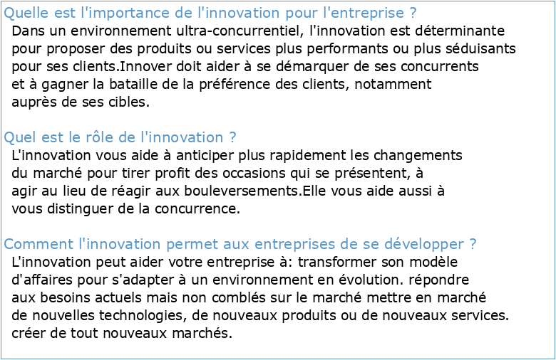 Innovation au Maroc quel rôle pour les entreprises ?