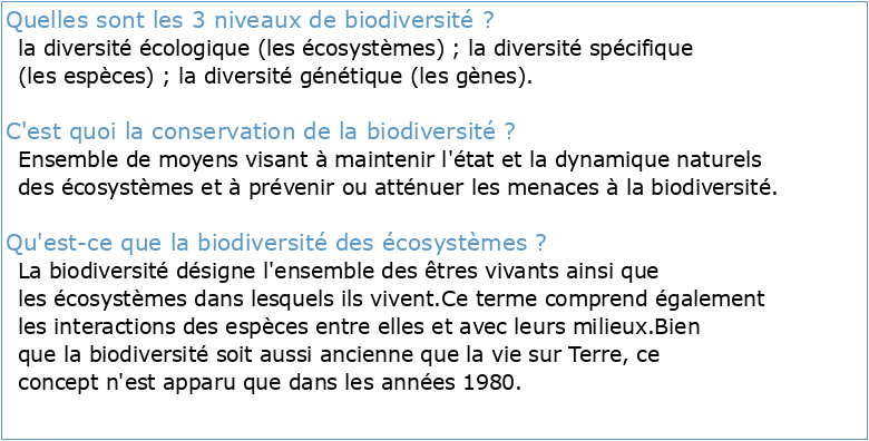 PDF Le troisième rapport national de la biodiversité