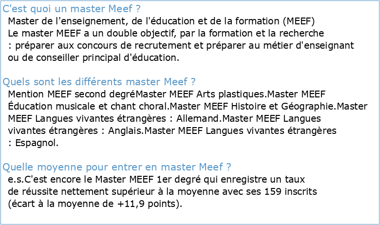 MASTER MEEF-4