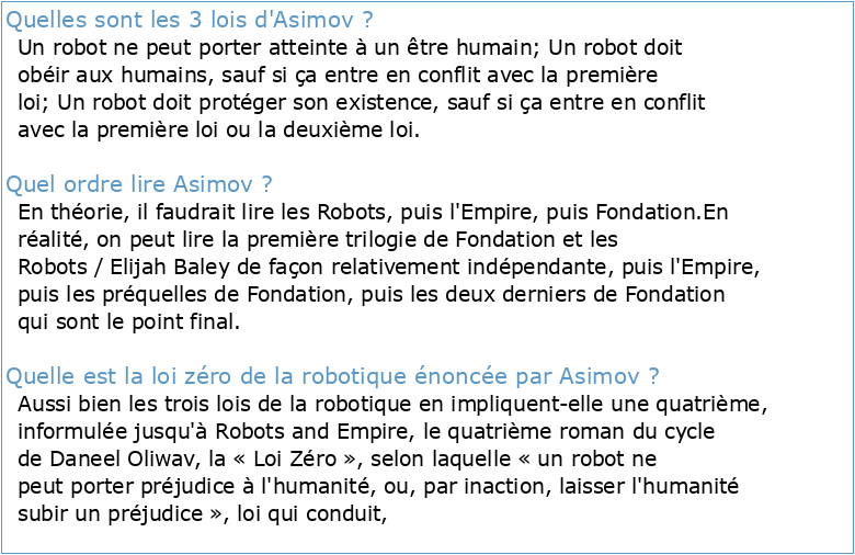 Isaac Asimov Un défilé de robots