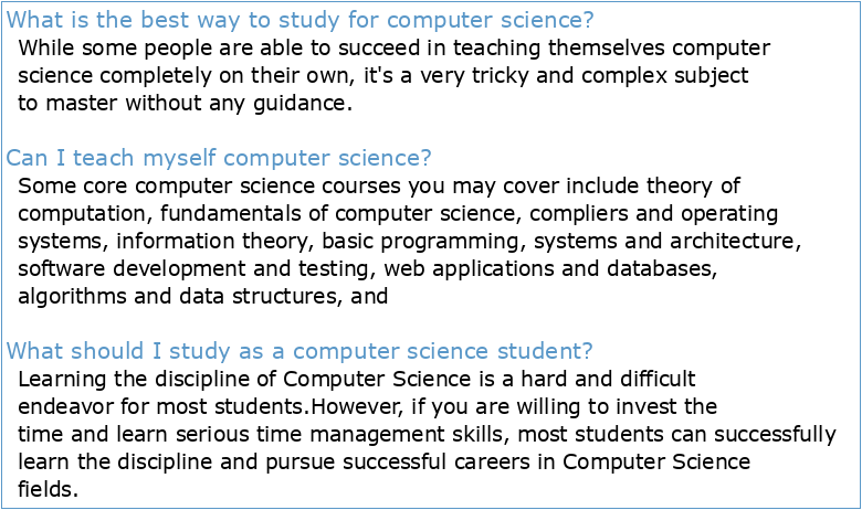 Computer Science Study Guide
