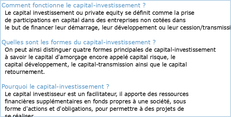 Capital-investissement