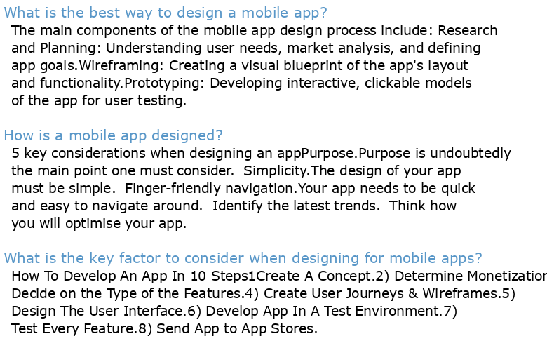 The Definitive Guide to Mobile App Design