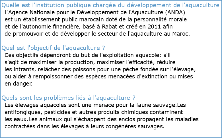 Projet de loi n° 59-19 relative à l'aquaculture marine
