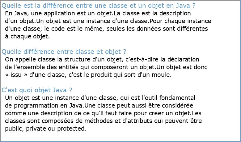 TP de Java Classes et Objets