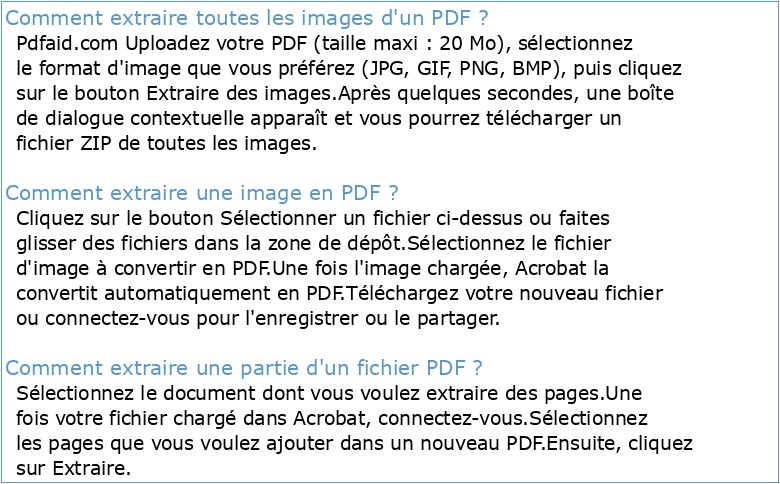 Extraire images PDF