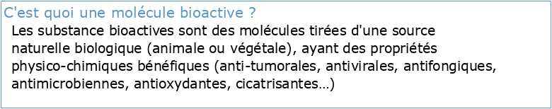 Chimie des Molécules Bio Actives
