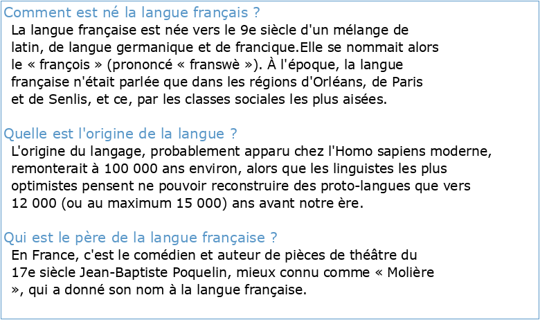 À lorigine de lhistoire de la langue française : 1802-1841