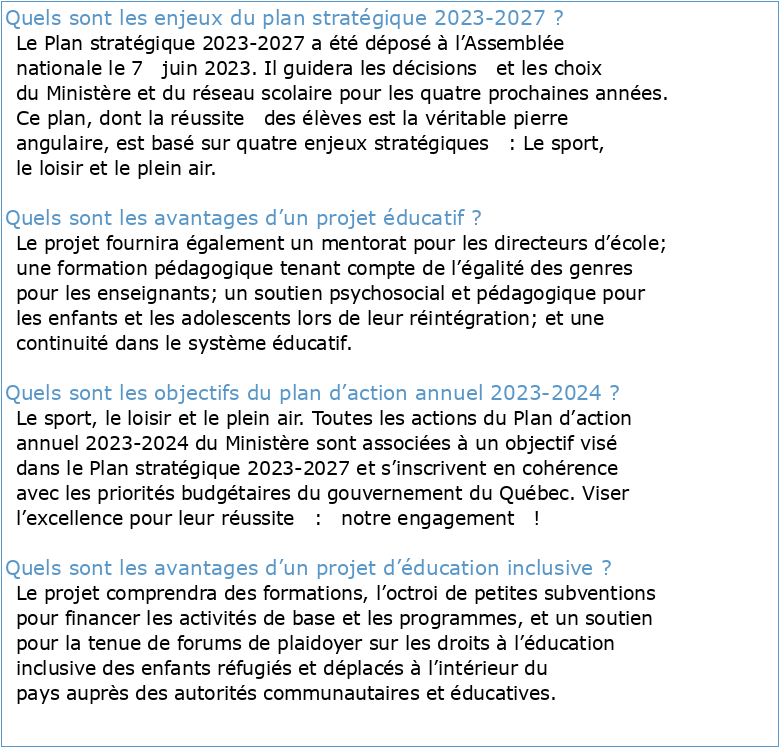 PROJET EDUCATIF 2023-2024-2025