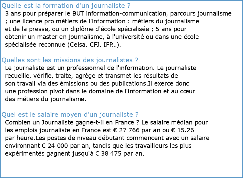 Manuel de Formation des Journalistes