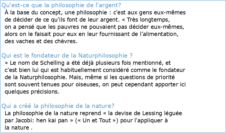 Jean LARGEAULT Philosophie de la nature et Naturphilosophie