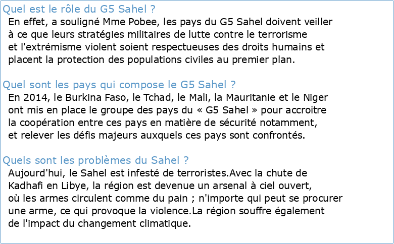 Plan de soutien de l'ONU au Sahel