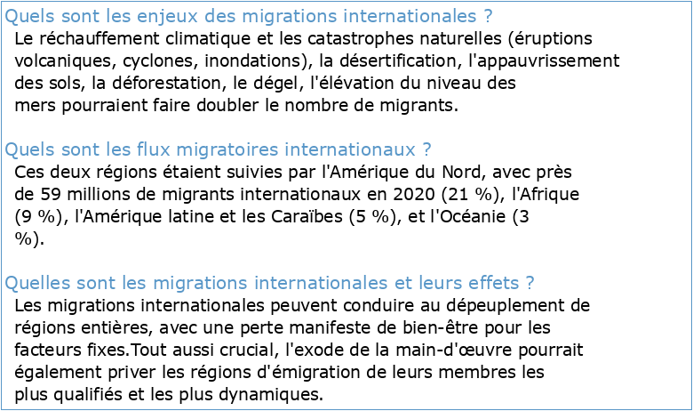 Perspectives des migrations internationales 2022  OECD
