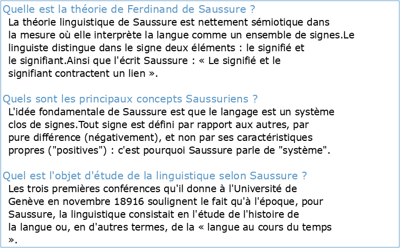 Ferdinand de Saussure – Cours de linguistique générale