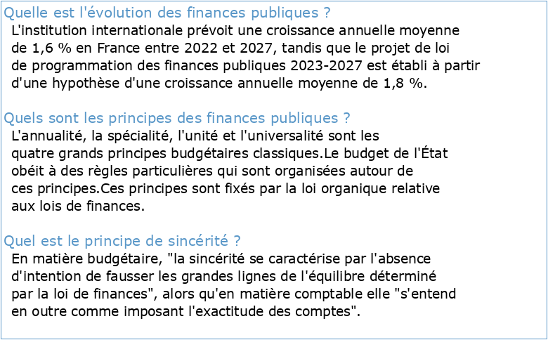 Finances publiques 2014-2015