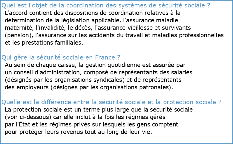 La coordination de la sécurité sociale au Conseil de l’Europe