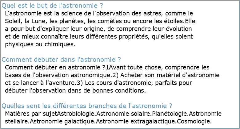 Introduction `a l'astronomie de position