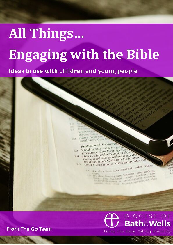 [PDF] All Things Engaging with the Bible - Bath and Wells Diocese