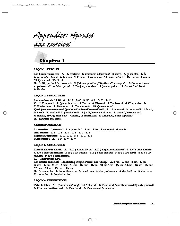 [PDF] Appendice: réponses aux exercices - Bellevue College