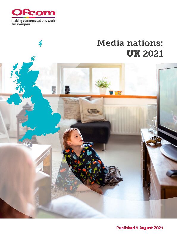 Media nations: UK 2021 - Ofcom