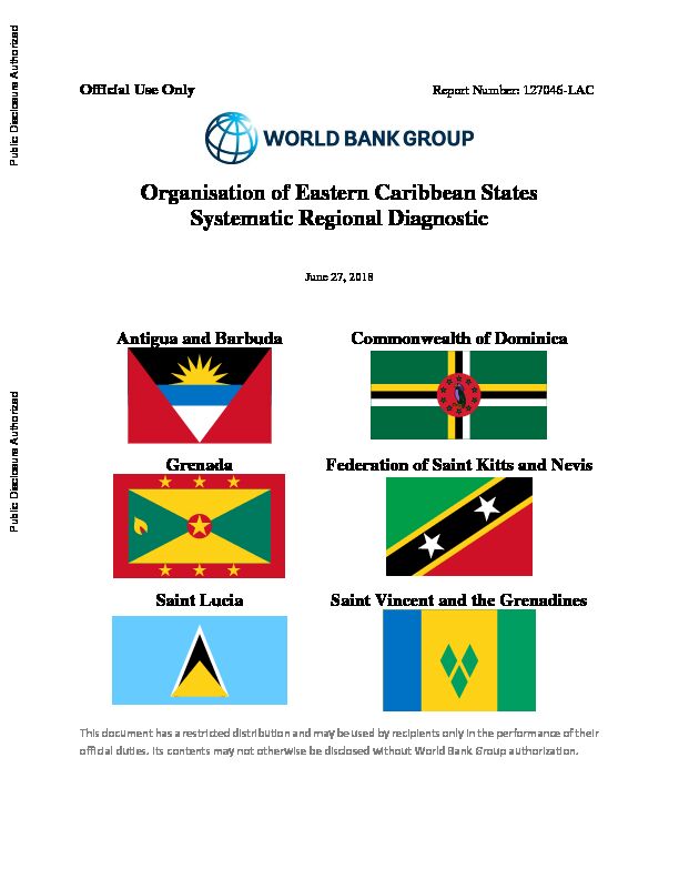 [PDF] OECS countries - World Bank Document - World Bank Group