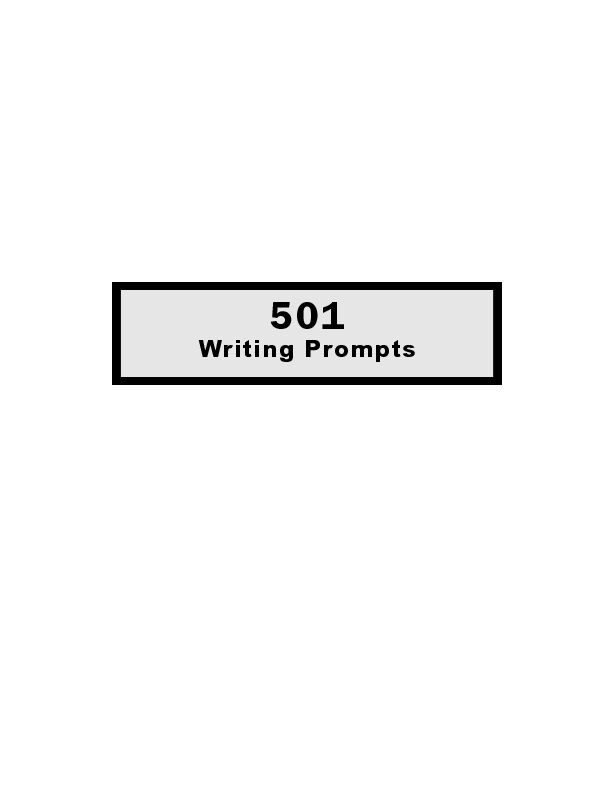 [PDF] 501 Writing Prompts