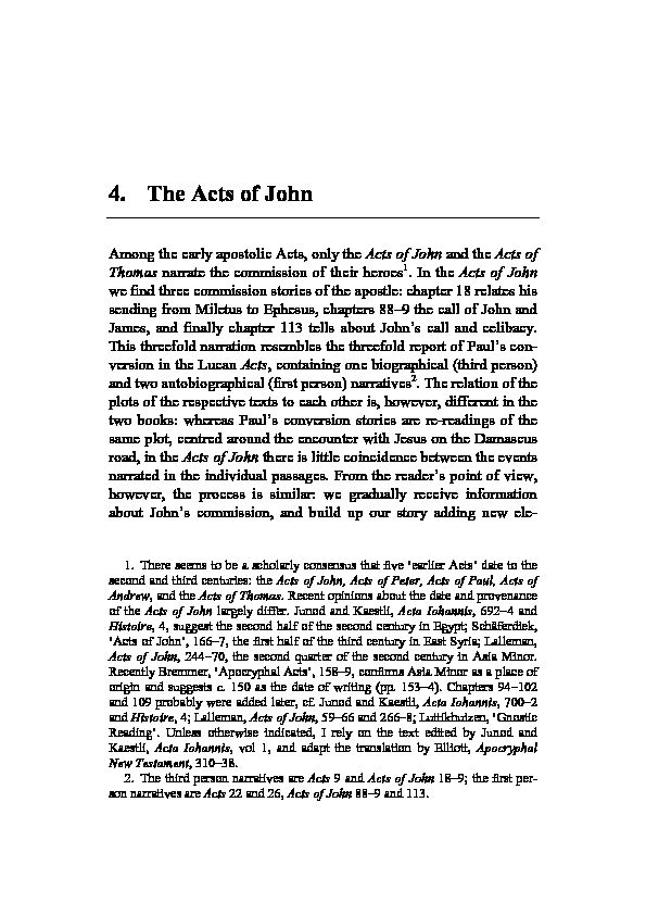 [PDF] 4 The Acts of John