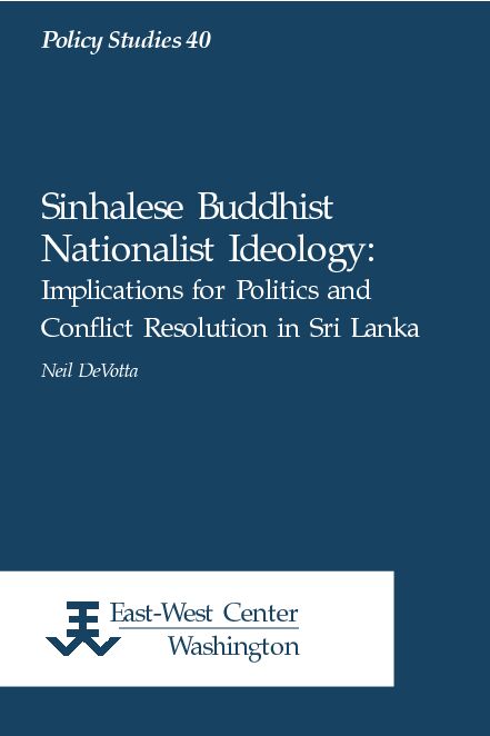 [PDF] Sinhalese Buddhist Nationalist Ideology