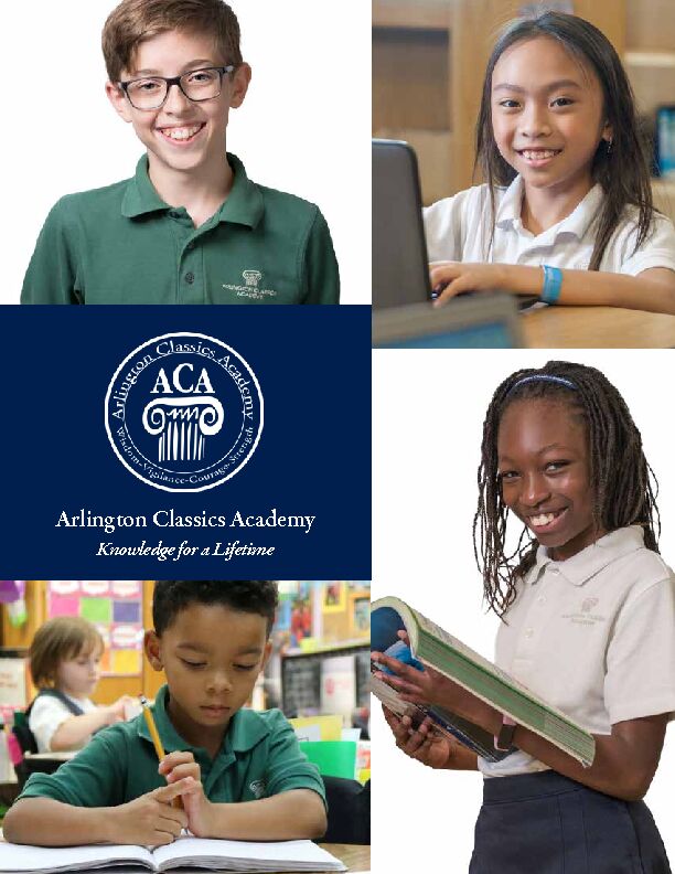 [PDF] Arlington Classics Academy - TryACAcom -