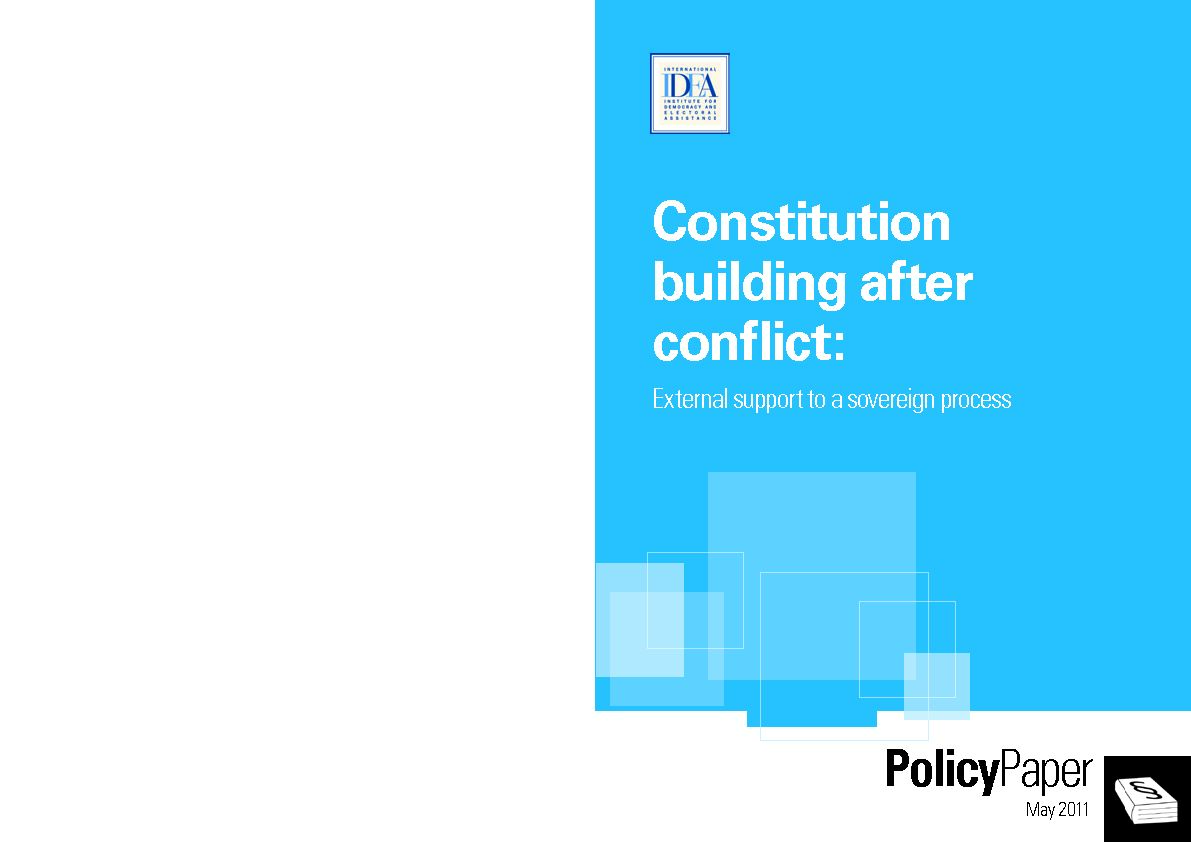 [PDF] Constitution building after conflict: - International IDEA
