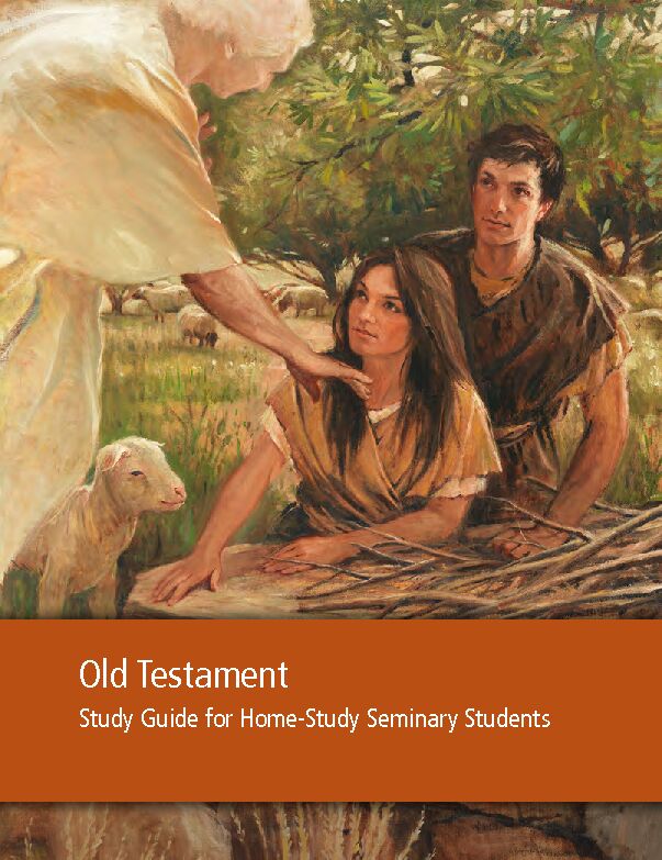 [PDF] Old Testament Study Guide for Home-Study Seminary Students