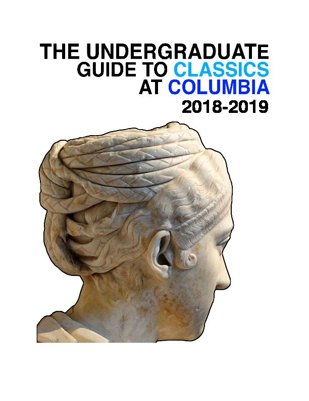 [PDF] here - Columbia University Department of Classics