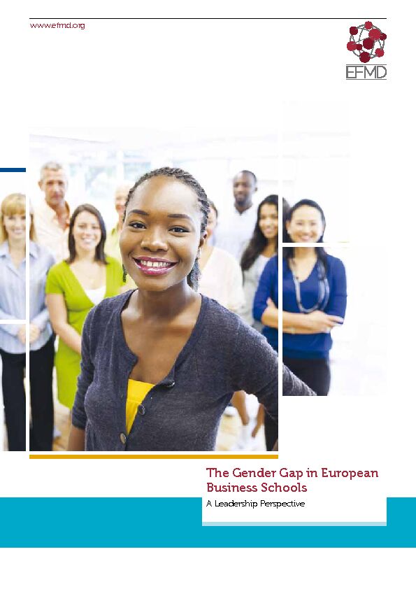 [PDF] The Gender Gap in European Business Schools - On The Agenda