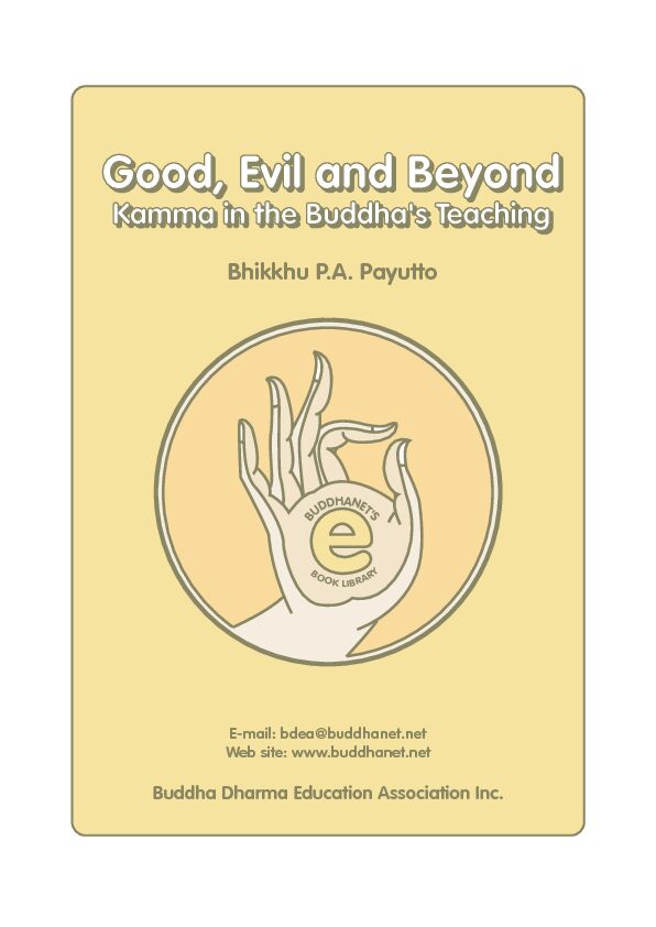 [PDF] Good, Evil and Beyond - BuddhaNet