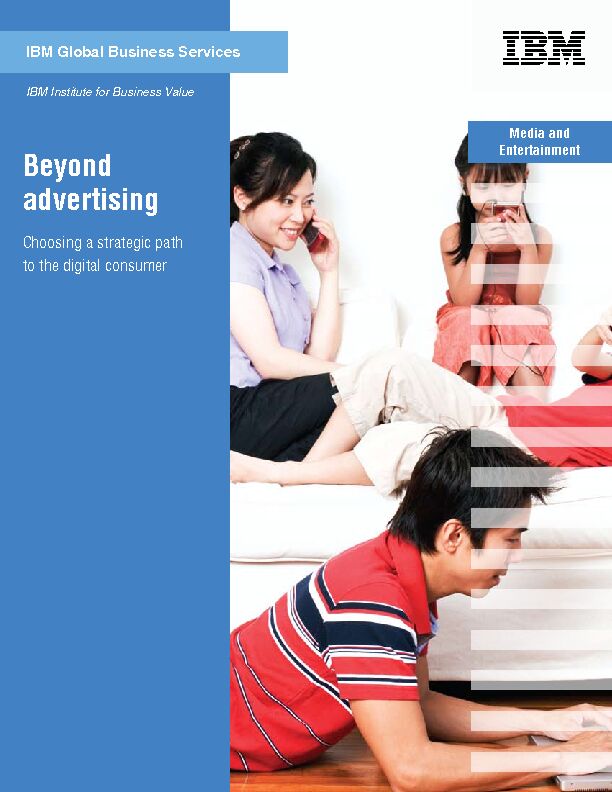 [PDF] Beyond Advertising: Choosing a strategic path to the digital consumer