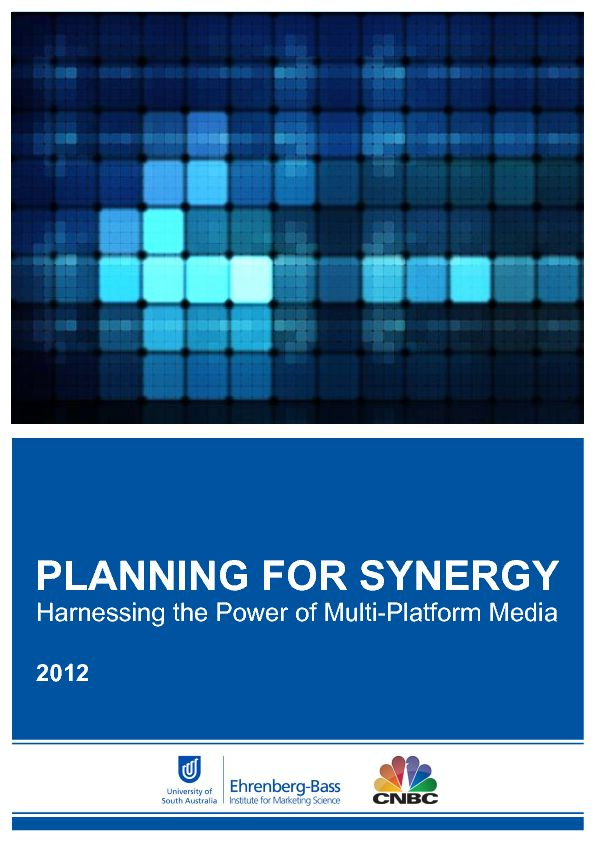 [PDF] PLANNING FOR SYNERGY