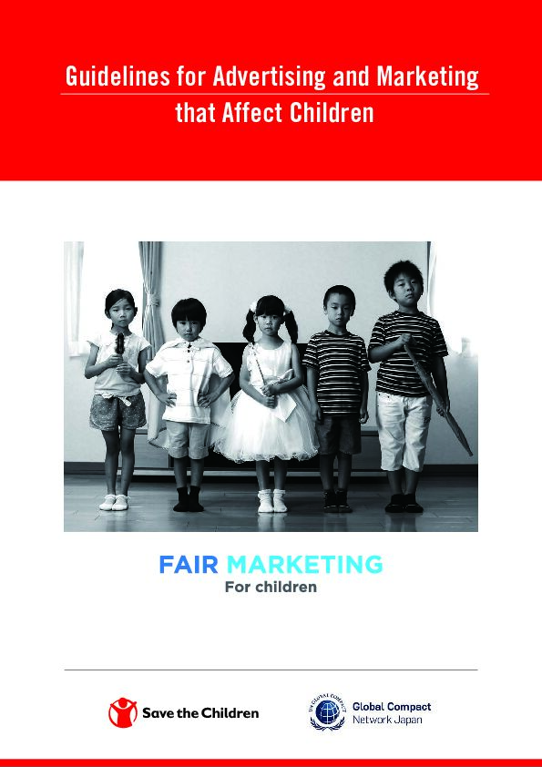[PDF] Guidelines for Advertising and Marketing that Affect Children